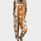 Niamh Relaxed Printed Dungarees