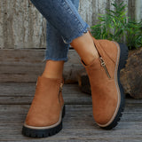 Kathleen Zip Ankle Boots