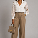 Saoirse Broderie Sleeve Blouse