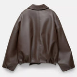 Brónagh Brown Leather Jacket