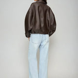 Brónagh Brown Leather Jacket