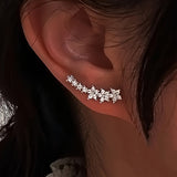 Róisín Floral Crystal Earrings