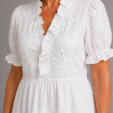 Lucy Embroidered Midi Dress