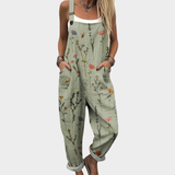 Niamh Relaxed Printed Dungarees