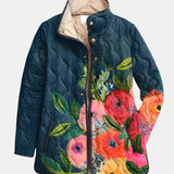 Aileen Floral Quilted Coat