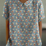 Clodagh Blue Floral Blouse