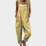 Niamh Relaxed Printed Dungarees