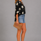 Róisín Midnight Floral Blouse