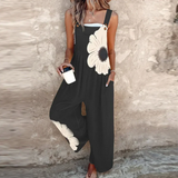 Niamh Relaxed Printed Dungarees