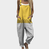 Niamh Relaxed Printed Dungarees