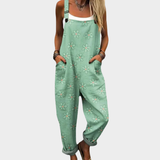 Niamh Relaxed Printed Dungarees