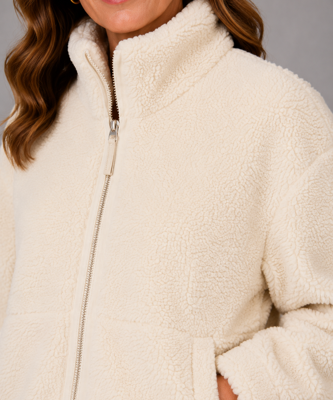 Doreen Teddy Zip Jacket