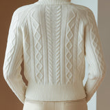 Bláthnaid Cable Knit Zip Cardigan