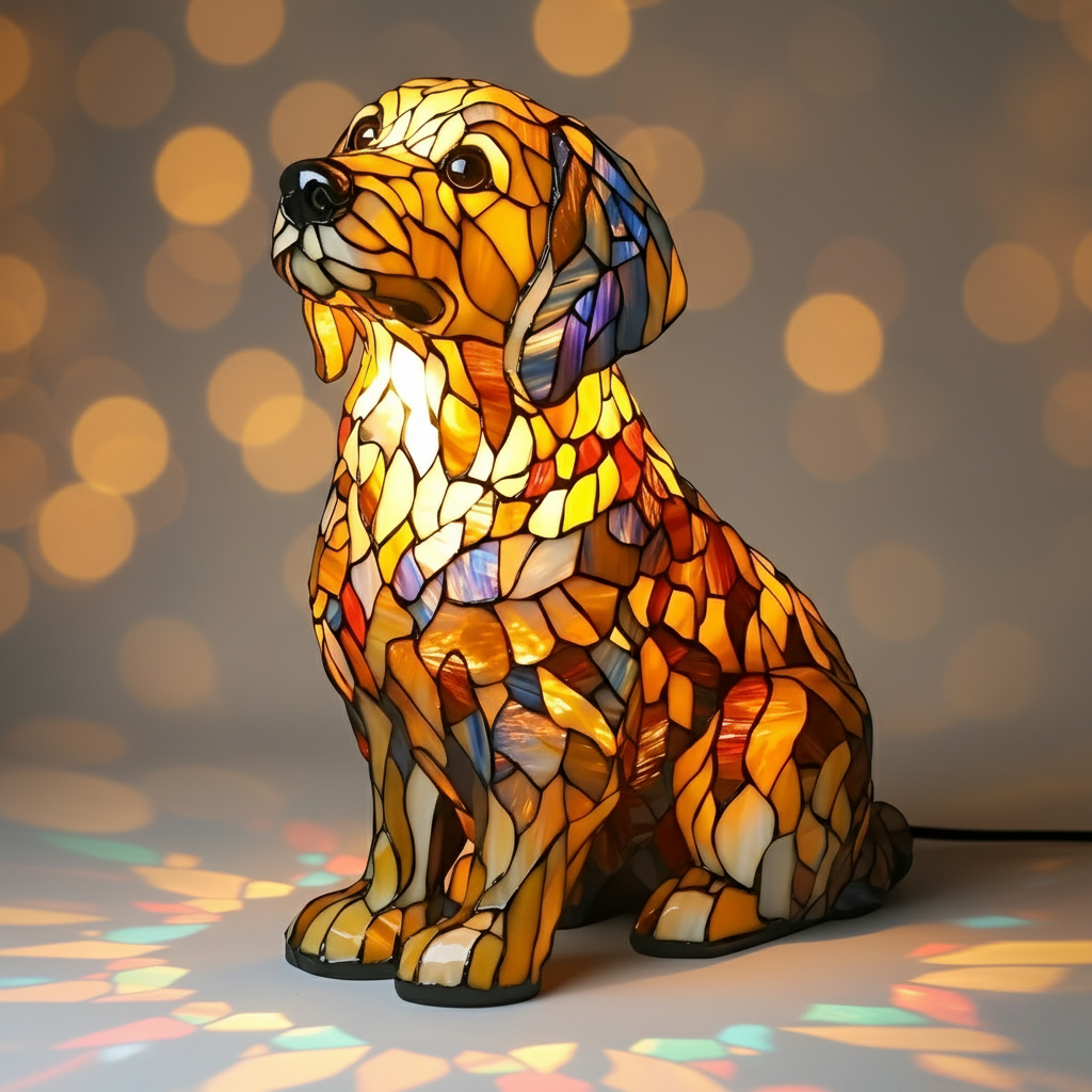 Mosaic Friends Golden Retriever