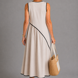 Anne Panel Detail Midi Dress