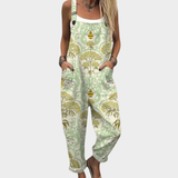 Niamh Relaxed Printed Dungarees