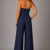 Olivia Strapless Wide-Leg Jumpsuit