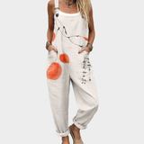 Niamh Relaxed Printed Dungarees