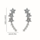 Róisín Floral Crystal Earrings