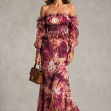 Hannah Floral Off-Shoulder Jumpsuit