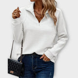 Dearbhla Ribbed Zip Jumper