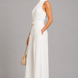Sophie Belted Wide-Leg Jumpsuit