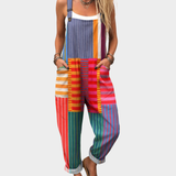 Niamh Relaxed Printed Dungarees