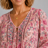 Pauline Floral V-Neck Blouse