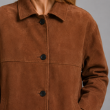 Carolyn Suede-Look Jacket