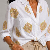 Kathleen Embroidered Blouse
