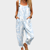 Niamh Relaxed Printed Dungarees