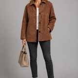 Carolyn Suede-Look Jacket