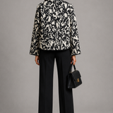 Janice Abstract Print Jacket