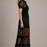Dorothy Lace Button Maxi Dress