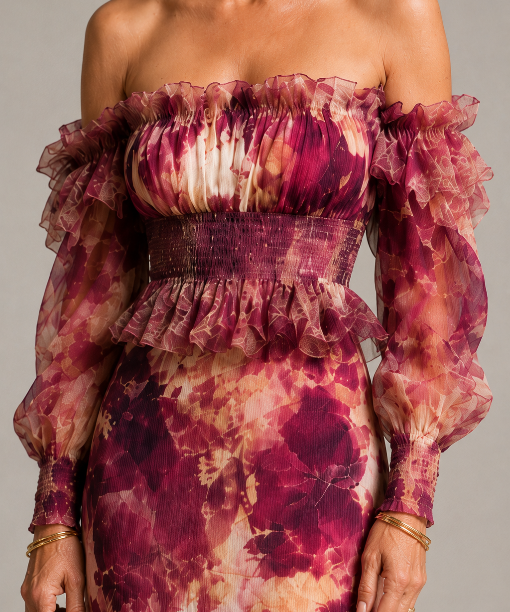 Hannah Floral Off-Shoulder Jumpsuit