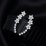 Róisín Floral Crystal Earrings