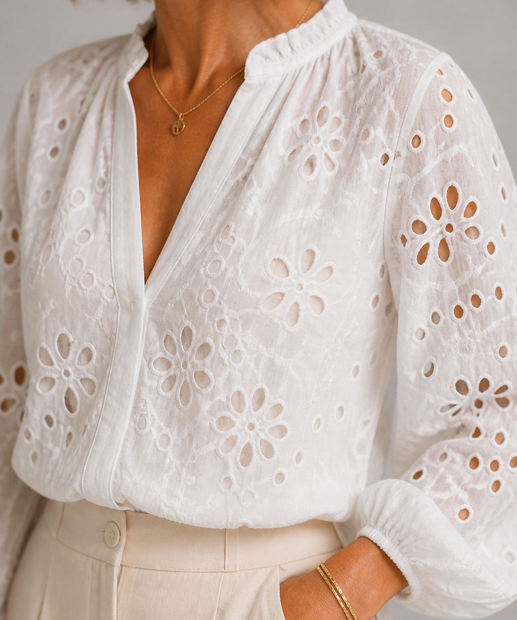 Áine Broderie Blouse