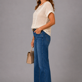 Nancy Crochet Detail Top