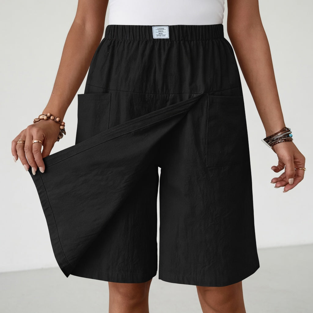 Maura Wrap-Front Shorts