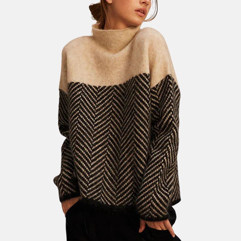 Eithne Herringbone Cotton Jumper