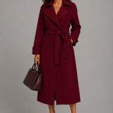 Geraldine Belted Midi Coat