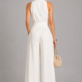 Sophie Belted Wide-Leg Jumpsuit