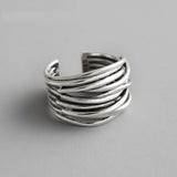 Bríd Layered Silver Ring