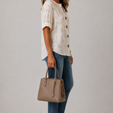 Siobhán Floral Button Blouse