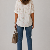 Siobhán Floral Button Blouse