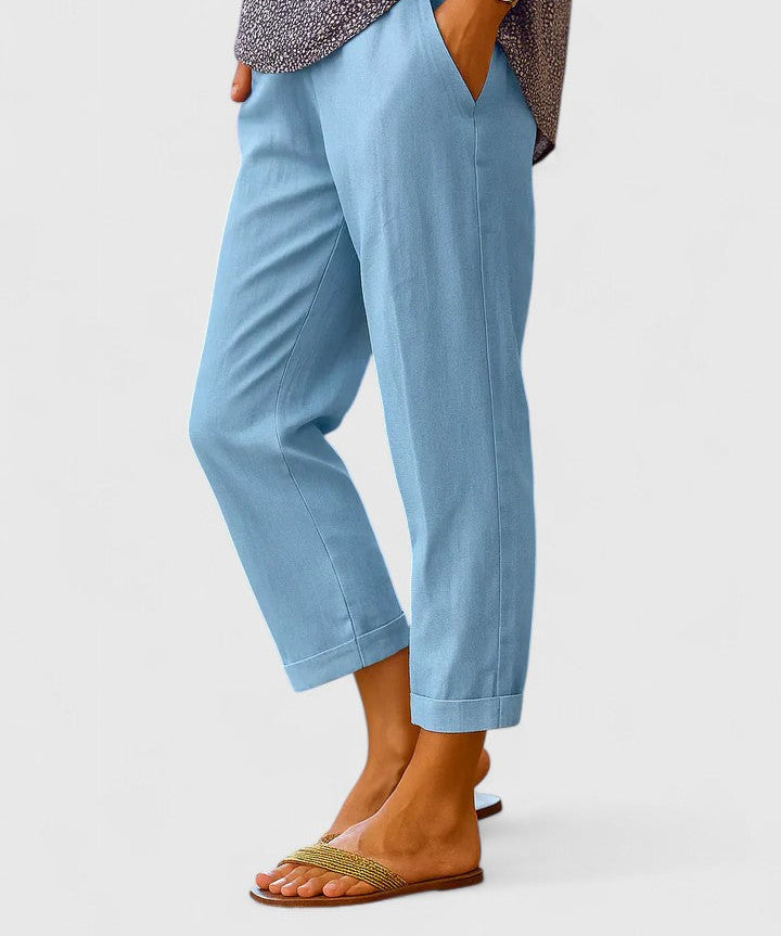 Aoife Easy Cropped Trousers
