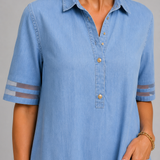 Sandra Button Shirt Dress