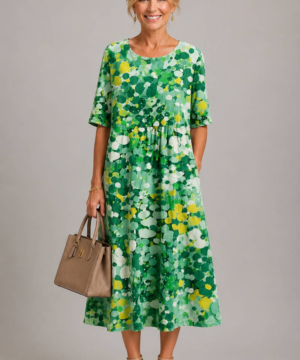 Barbara Floral Midi Dress