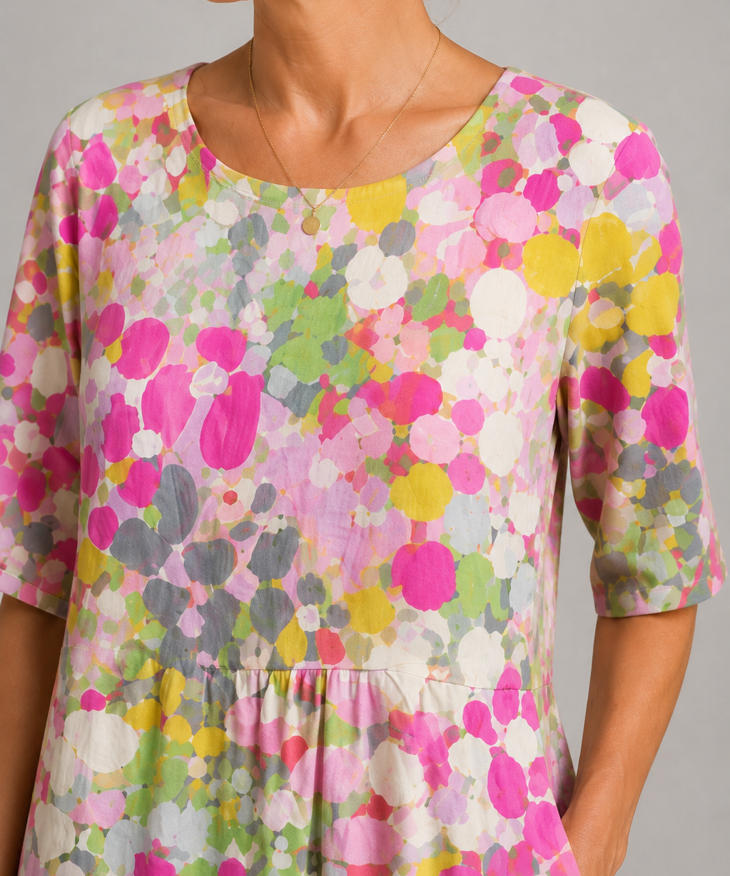 Barbara Floral Midi Dress