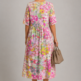 Barbara Floral Midi Dress